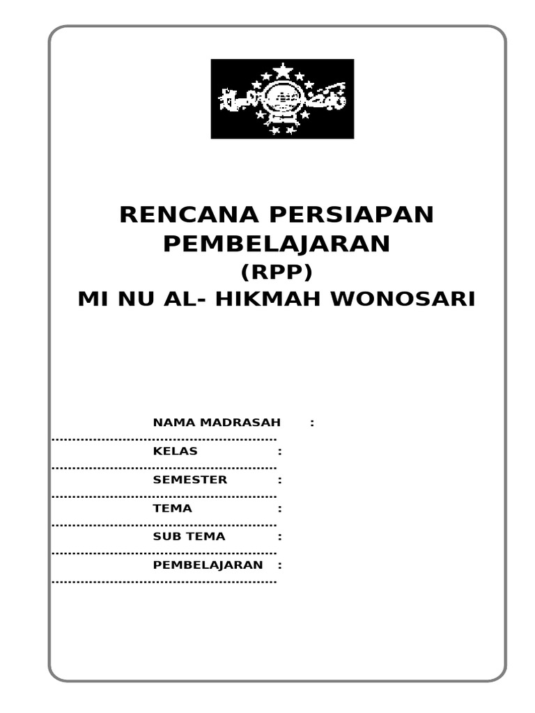 Cover RPP | PDF