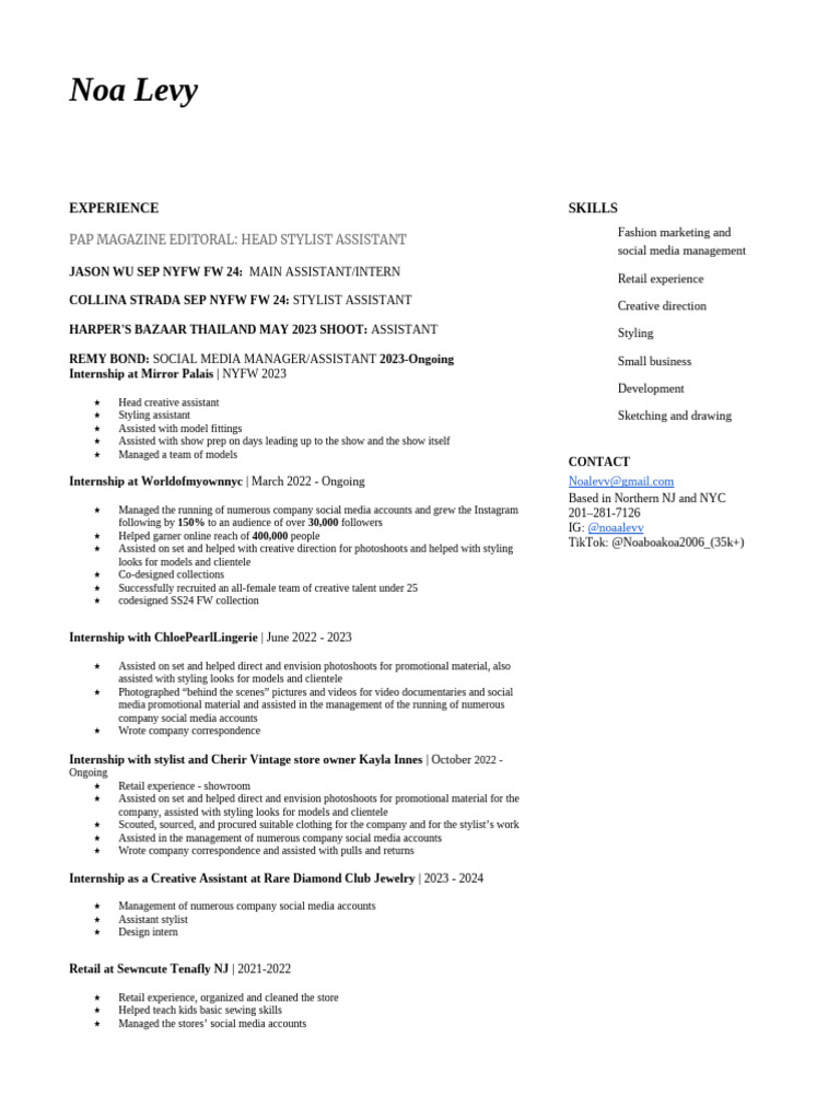 COLLEGE RESUME | PDF | Human Appearance | Cultur…