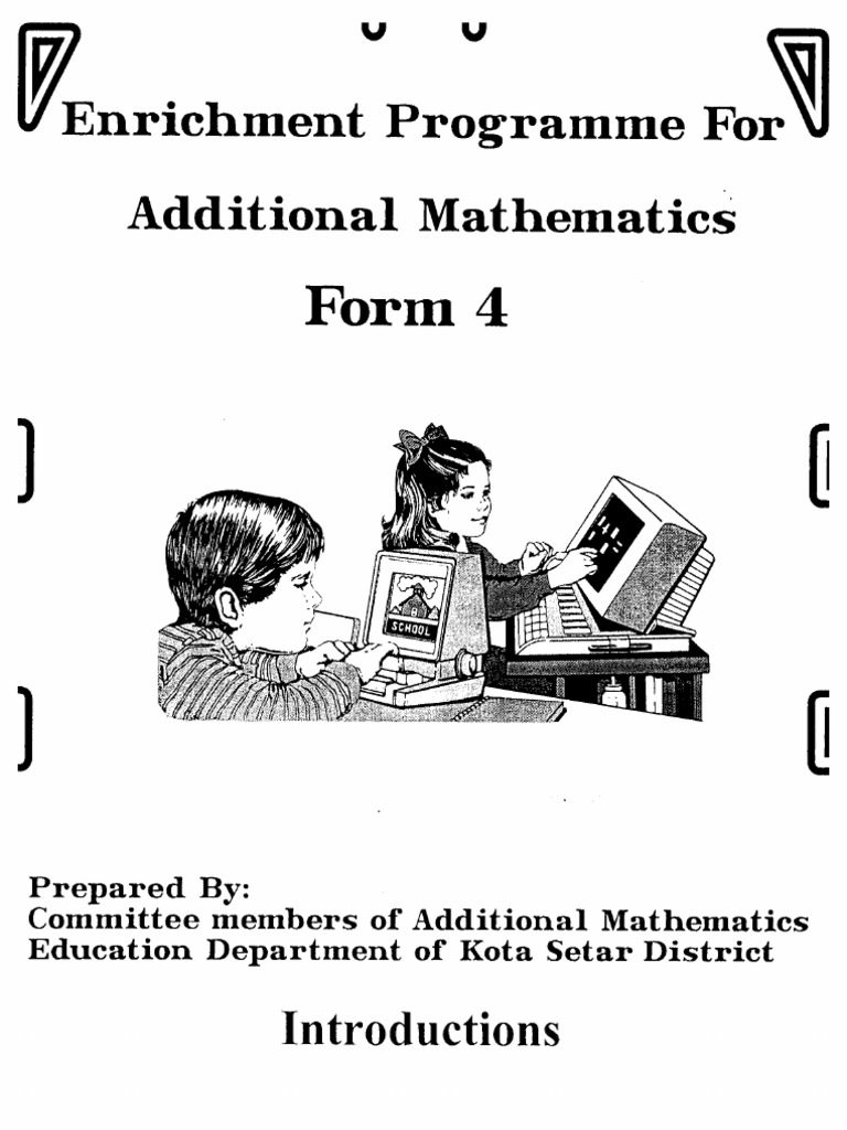 Enrich Add. Maths F4 | PDF