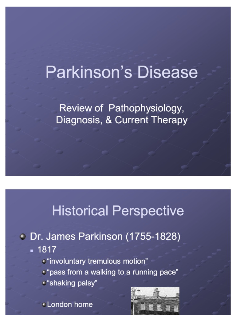 Parkinson_s Disease Case Presentation Clinical Medicine Drugs