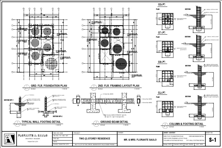 Ground Line Foundation Details | PDF | Structural Engineering ...
