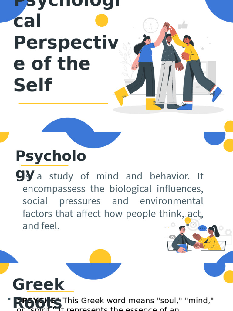 Psychological Perspectives on Self | PDF | Psychology | Psychological ...