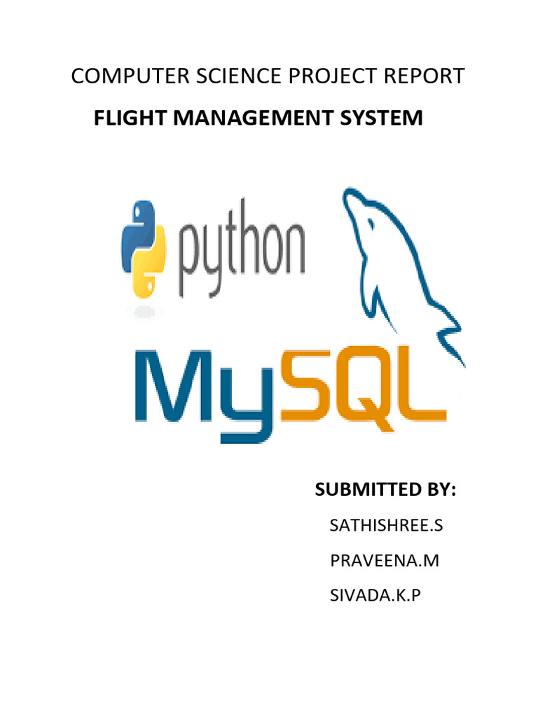 Computer Science Project Report | PDF | Aerospace | Computing