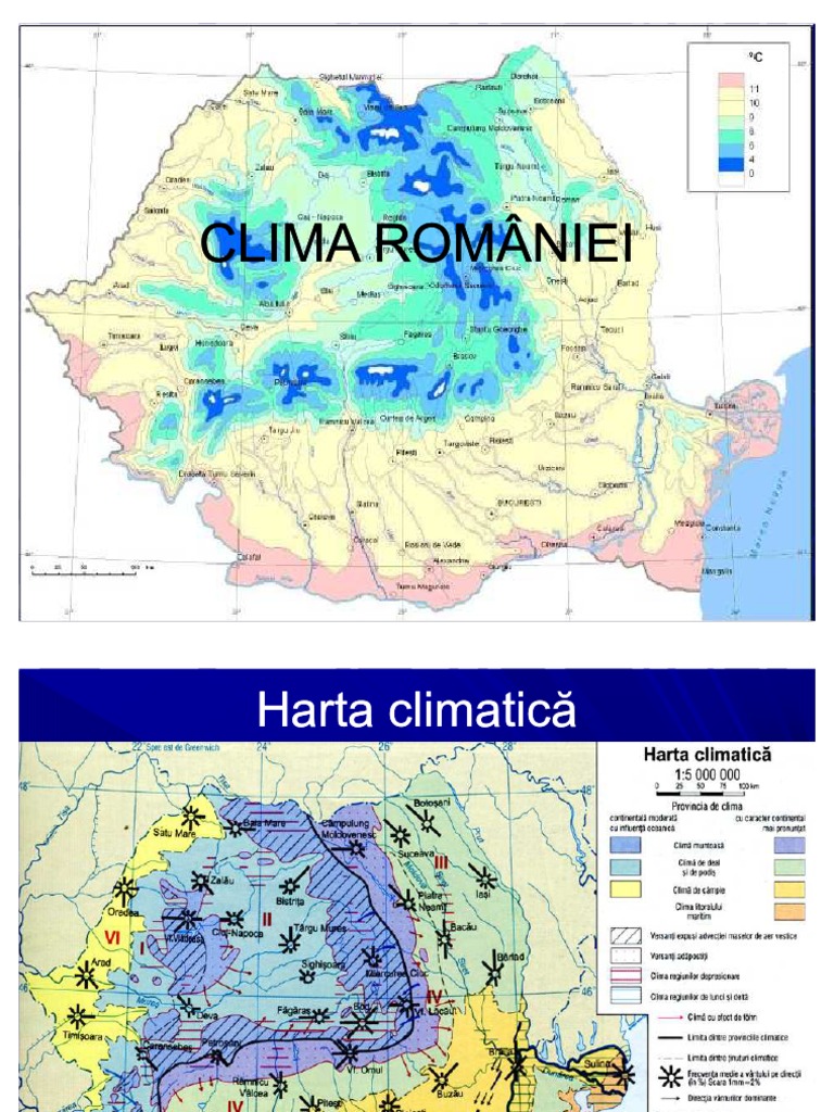Clima Romaniei - Geografie Militara1 | PDF