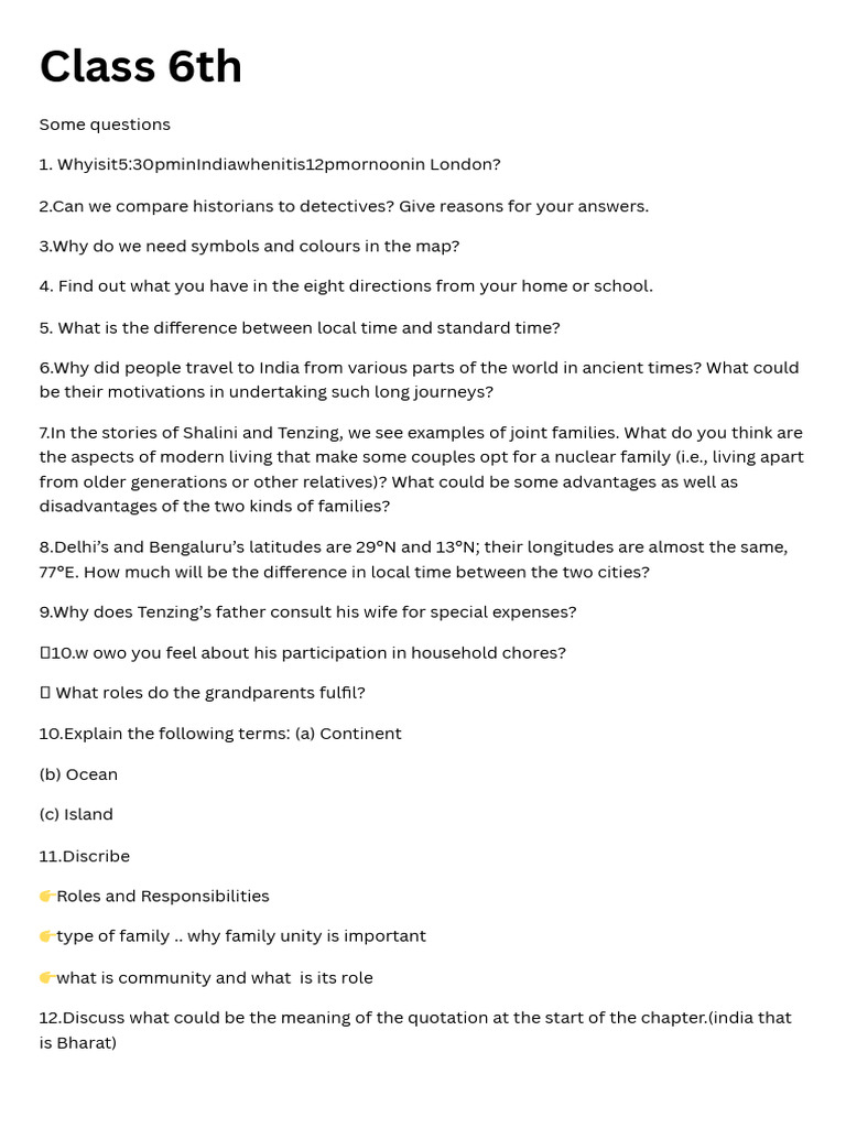 Class 6th PDF | PDF