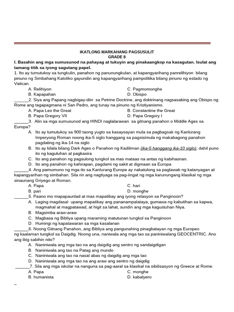 3 RD AP8 | PDF