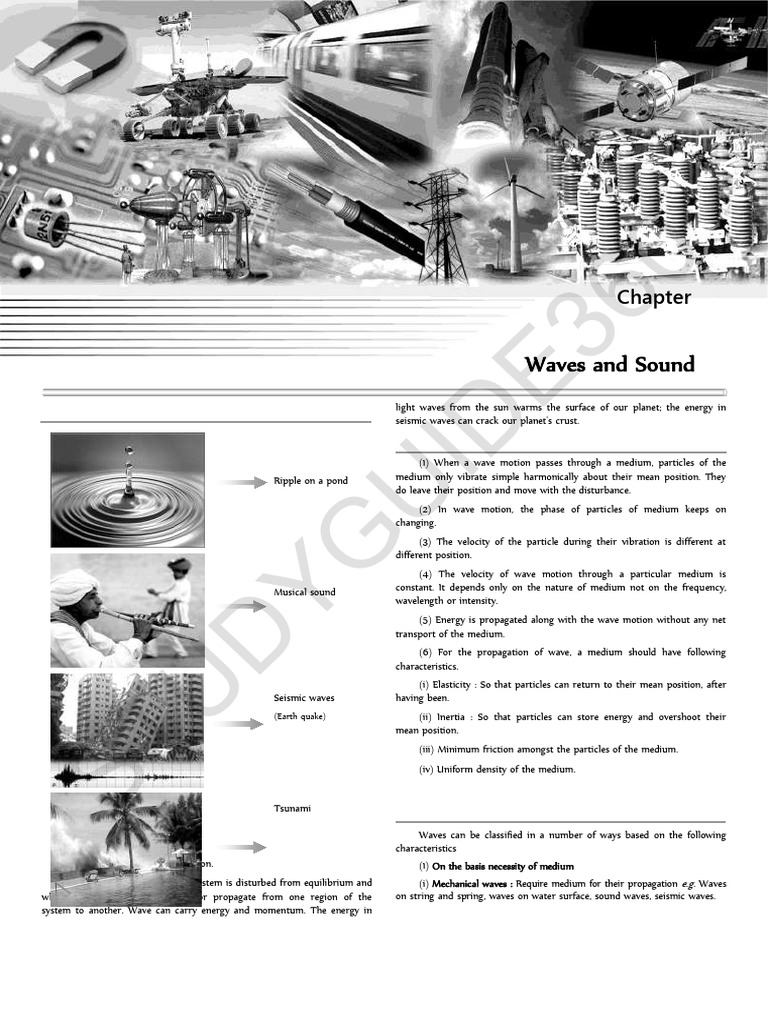 Physics Notes For Neet Chapter 17 | PDF | Waves | Sound