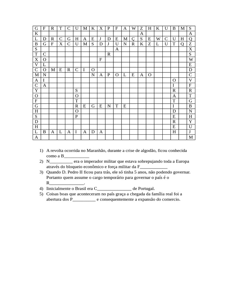 Caça Palavras 8 Ano | PDF