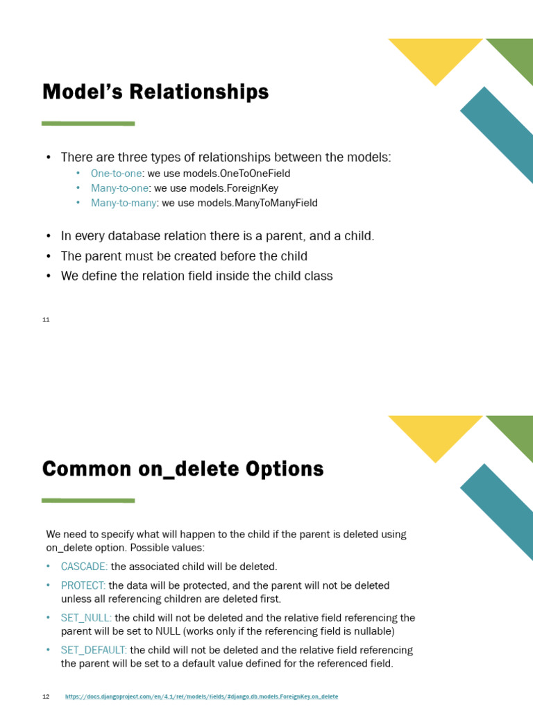 Django Model Relationships Explained | PDF | Databases | Inheritance ...