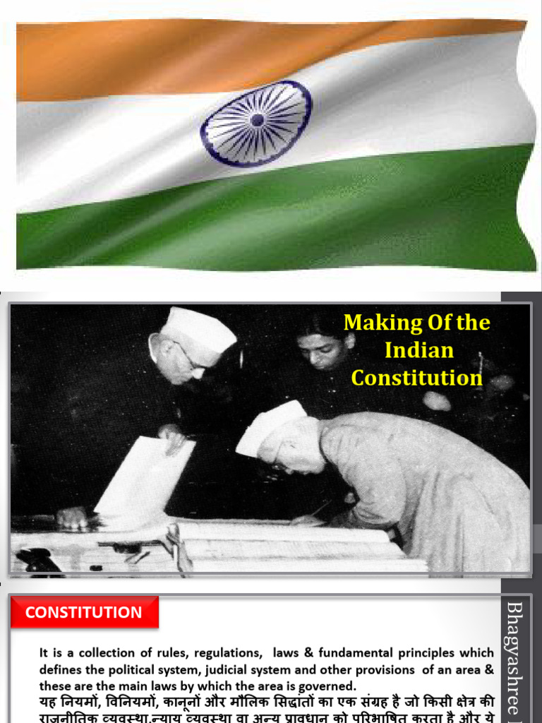 167) The One Making - of - The - Constitution - Complete Notes | PDF