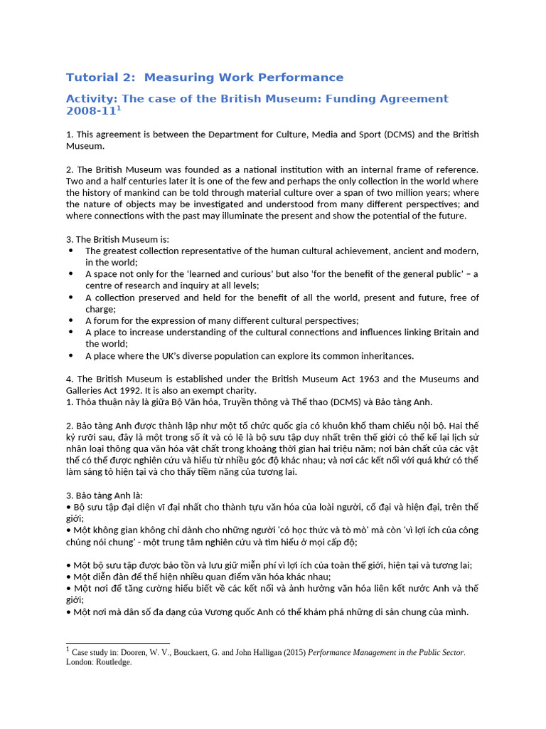 Case Study - British Museum | PDF