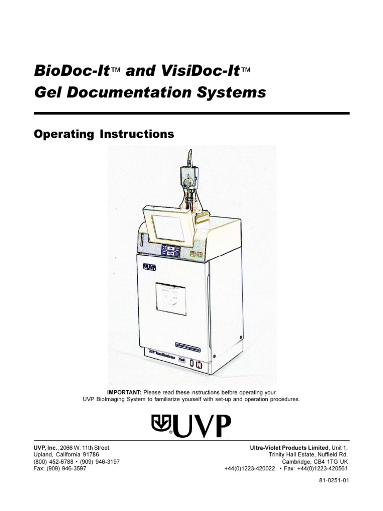 UVP008 EN Biodoc-It Visidoc-It | PDF | Camera | Camera Lens