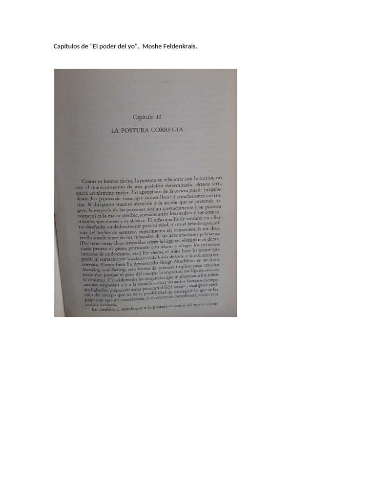 Capítulo 12 de El Poder Del Yo | PDF