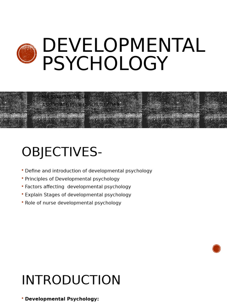 Overview of Developmental Psychology | PDF | Developmental Psychology ...