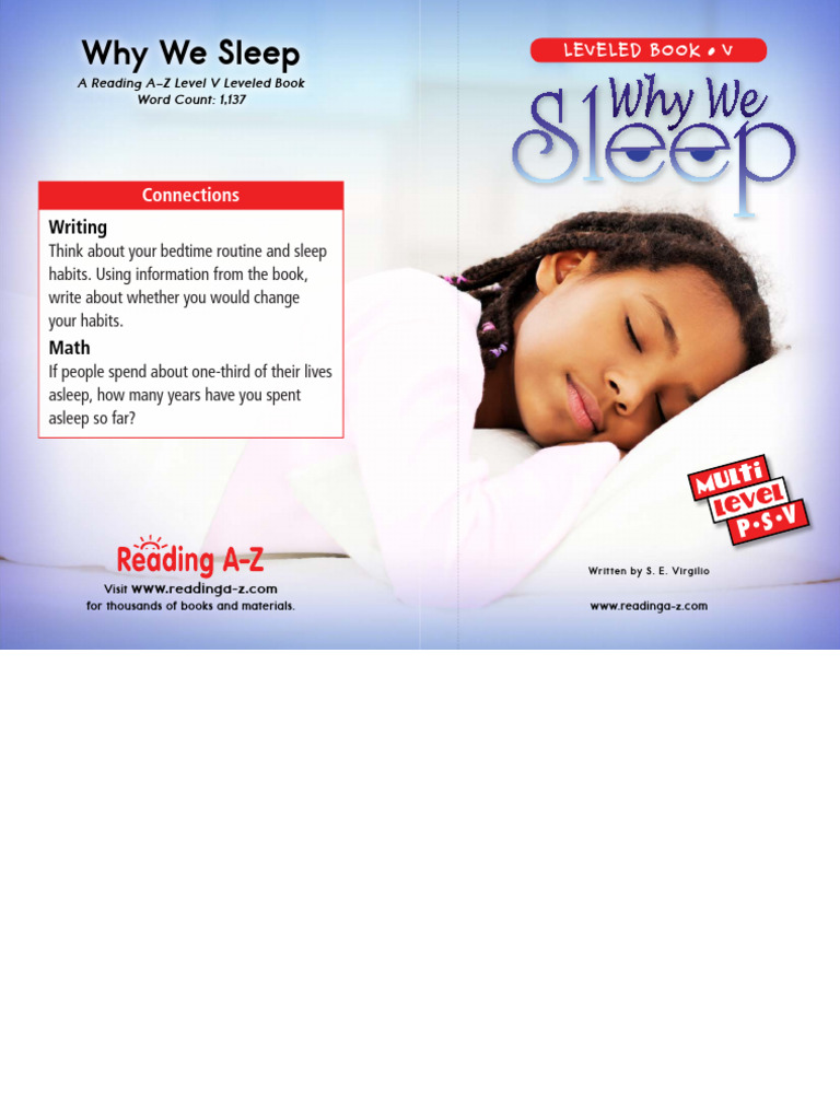 Importance of Sleep for Health | PDF | Sleep | Dream