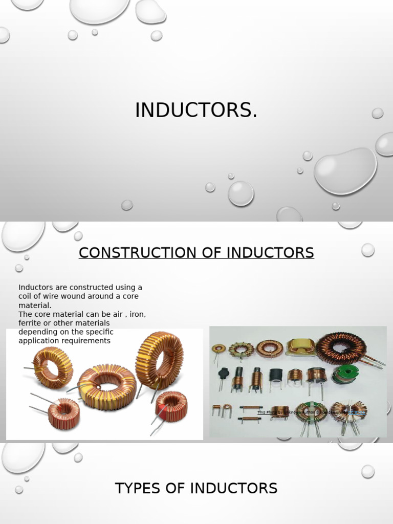Inductor s | PDF | Inductor | Electrical Components