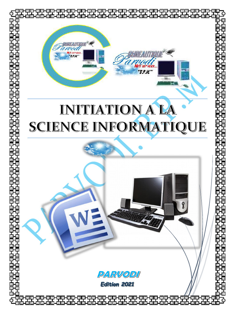 Initiation à l'informatique bureautique | PDF | Clavier d'ordinateur ...