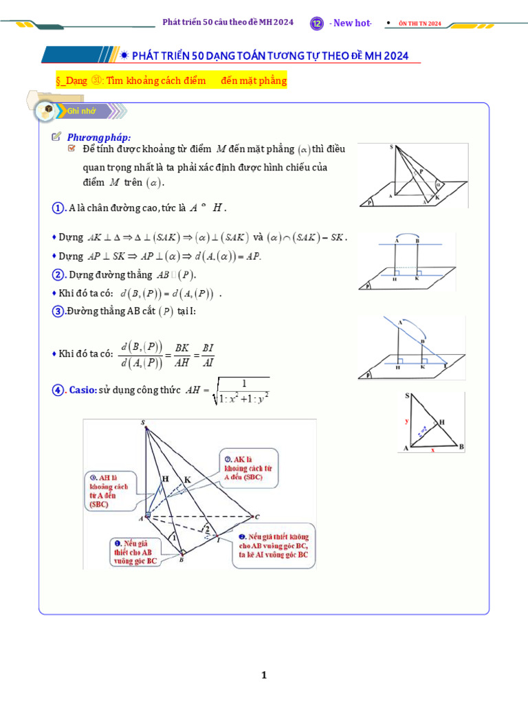 PHAT TRIEN CÂU 31 - KHOẢNG CÁCH - Đã Ký | PDF