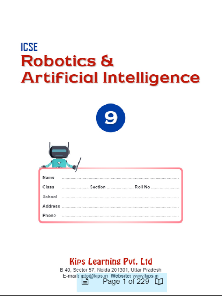 Robotics And Artificial Intelligence Pdf