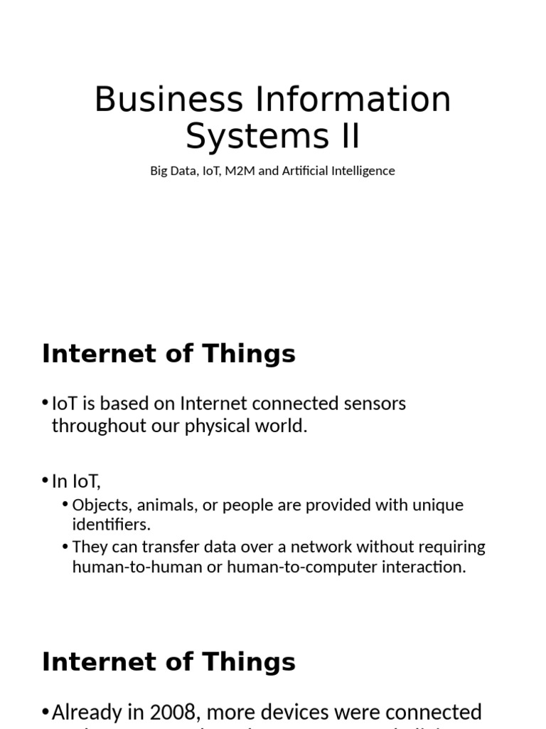 8 Big Data, Iot m2m III | PDF | Internet Of Things | Artificial ...