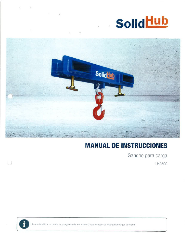 Manual Solid Hub LH2500 | PDF