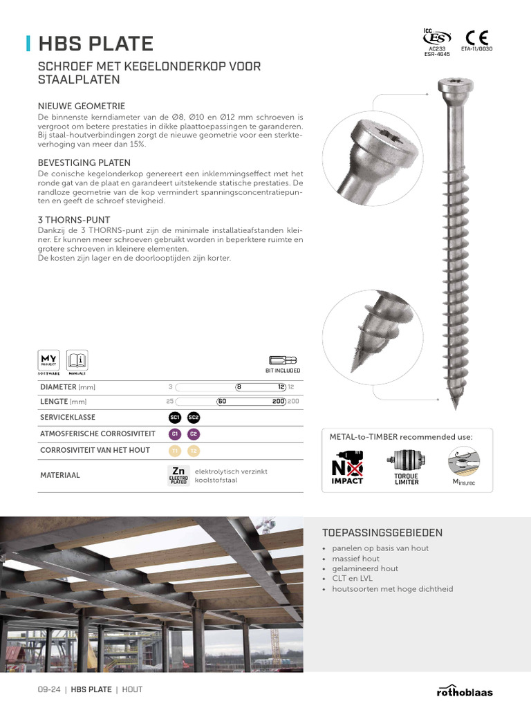 Rothoblaas - HBS PLATE - NL | PDF