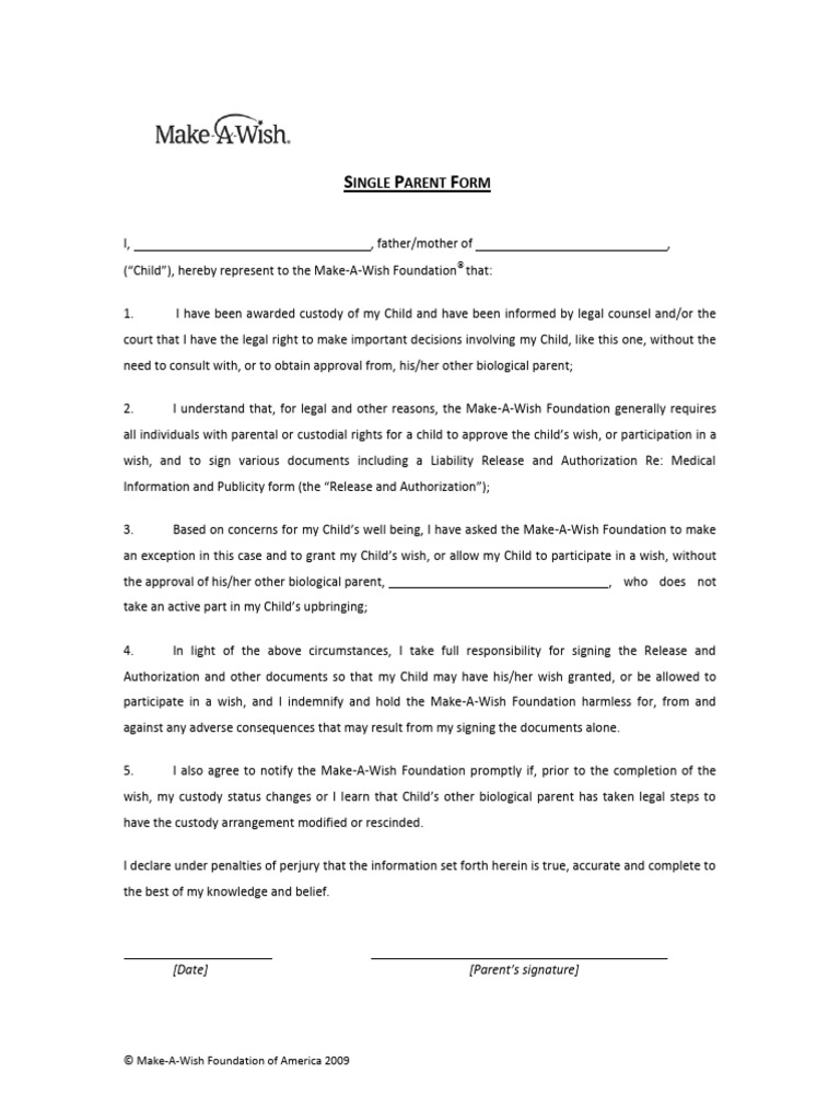 single-parent-form-pdf