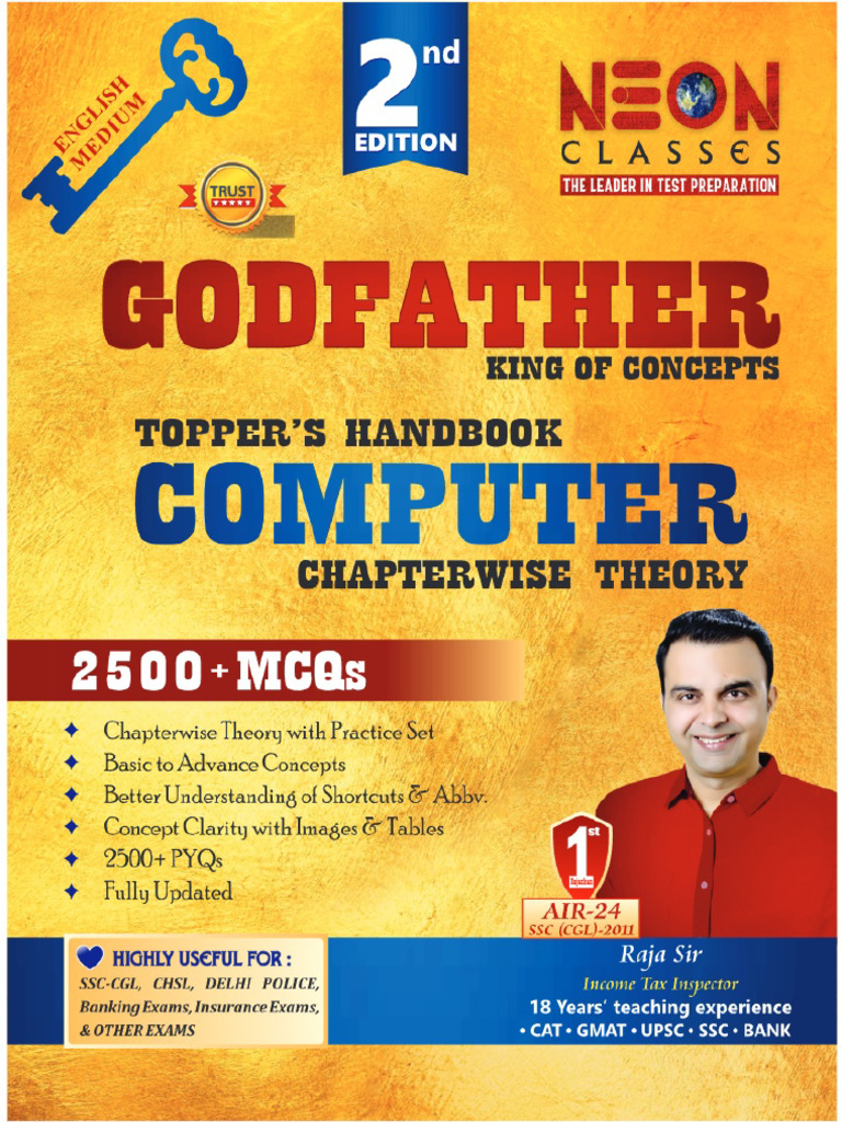 Computer Knowledge Book Theory and 2500+ MCQS, Practice Sets, PYQs | PDF