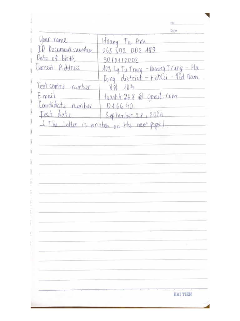 Candidate's Statement | PDF