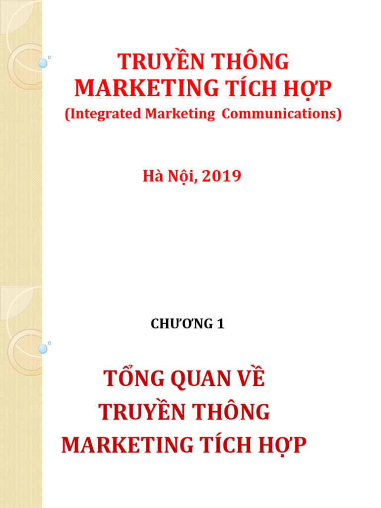 Truyn Thong Marketing Tich HP Integrat | PDF