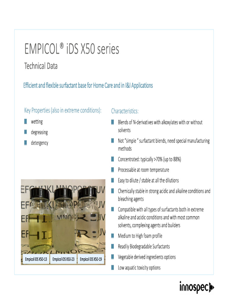 Empicol iDS X50 Series | PDF