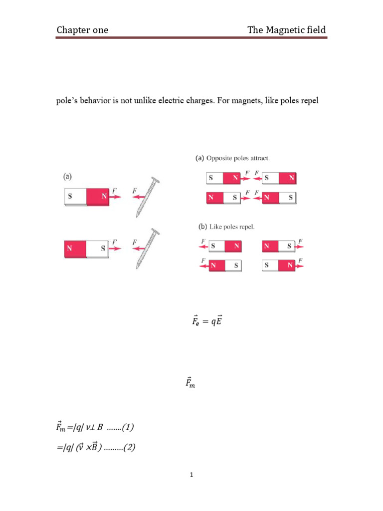 Understanding Magnetic Fields and Forces | PDF | Magnetic Field | Force