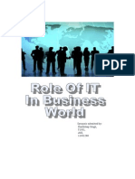 Role of IT in Bussiness Syn