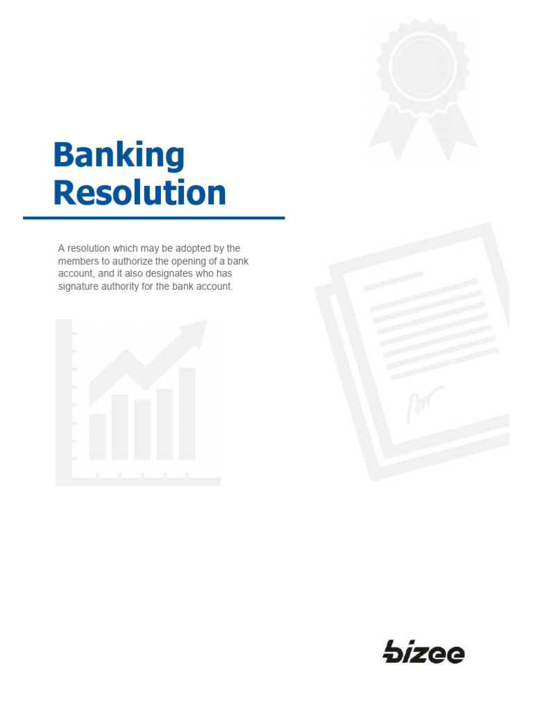 Shawn Banking Resolution | PDF | Law