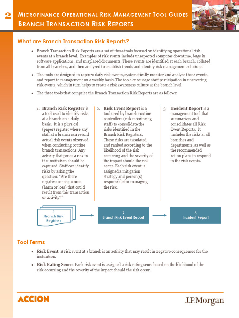 Branch Transaction Risk Reports Guide | PDF | Risk | Performance Indicator
