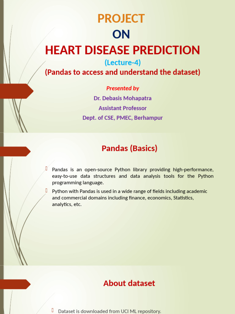 Lecture-4 (Day 3) - Pandas | PDF | Categorical Variable | Heart