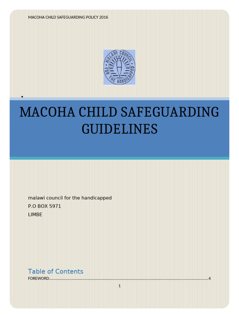 Child Safeguard Guidelines Pdf Child Abuse Child Pornography