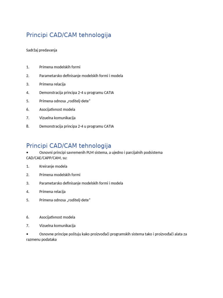 Cad Cam | PDF
