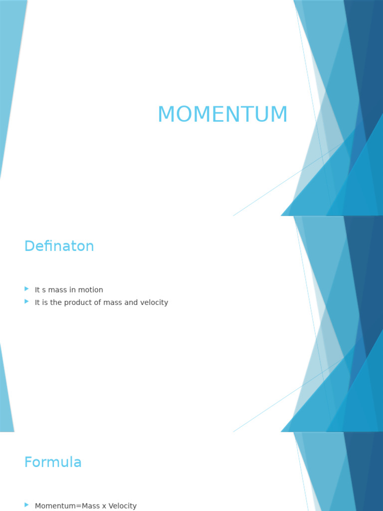 Momentum Pdf