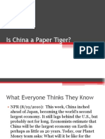 Is China A Paper Tiger?