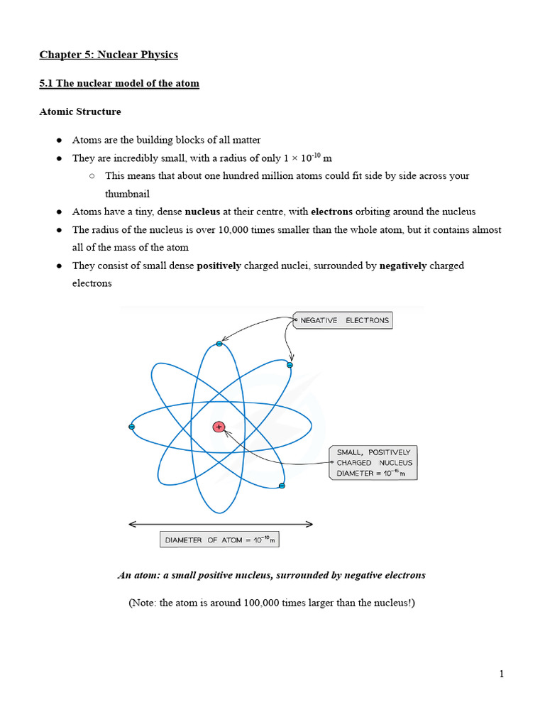 Understanding Atomic Structure and Nuclei | PDF | Atomic Nucleus ...