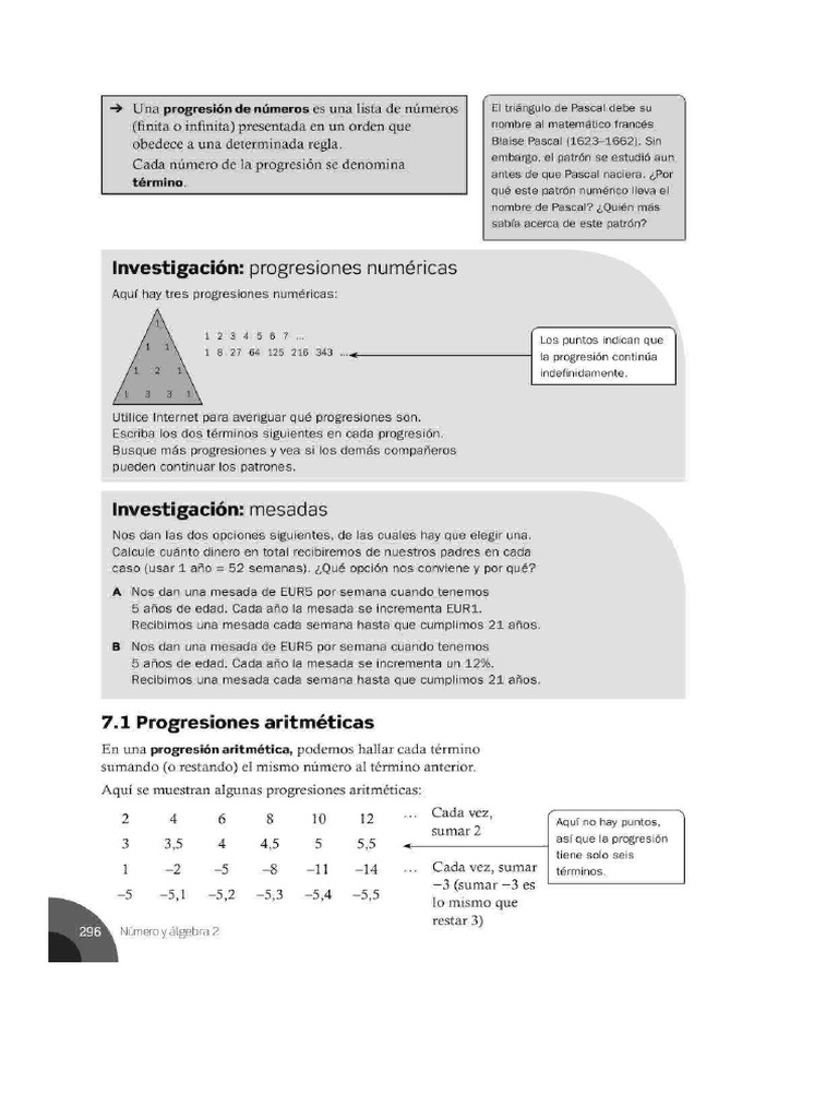 Progresiones Aritméticas | PDF