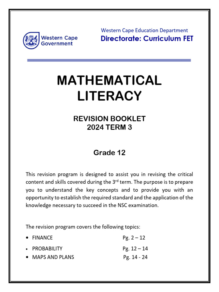 MATHEMATICAL LITERACY GRADE 12 TERM 1 NOTES PDF DOWNLOAD visual data 8