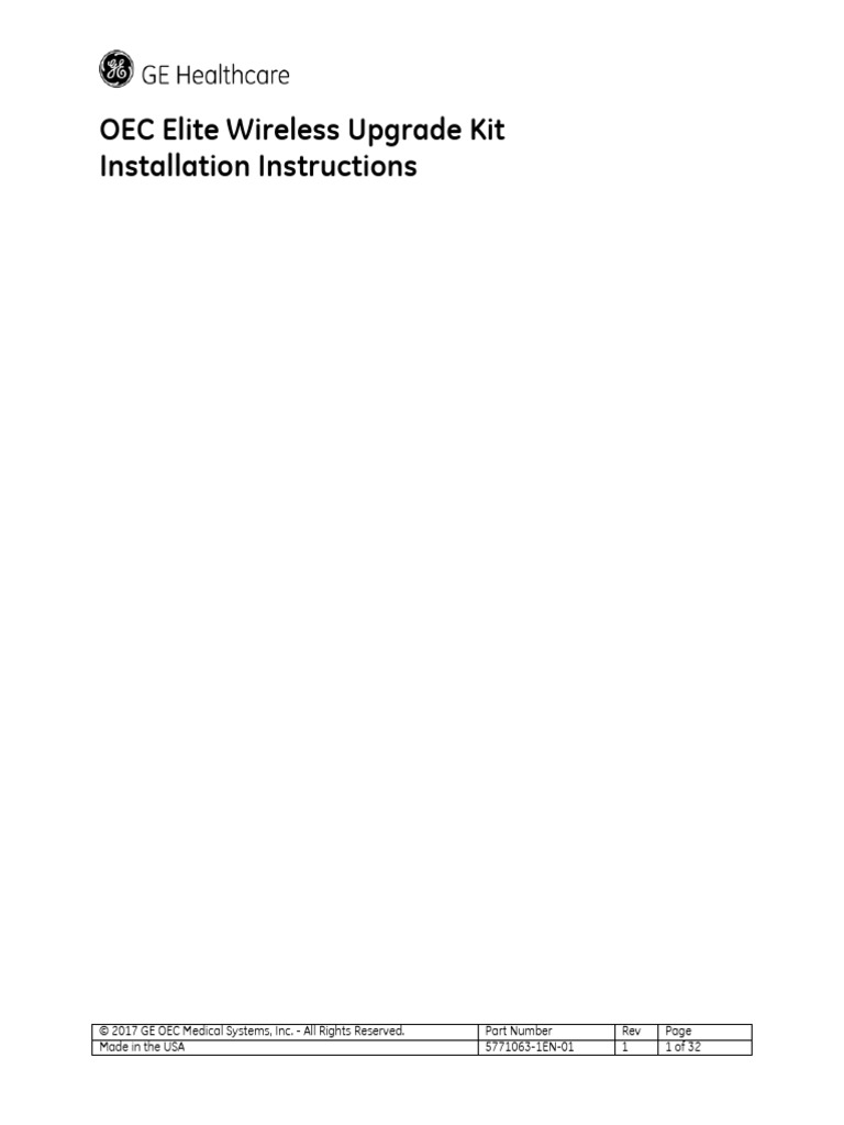 OEC Elite Wireless Upgrade Instructions | PDF | Ip Address | Computer ...