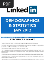 Download LinkedIn Demographics  Statistics - Jan 2012 by Amodiovalerio Verde SN78338441 doc pdf