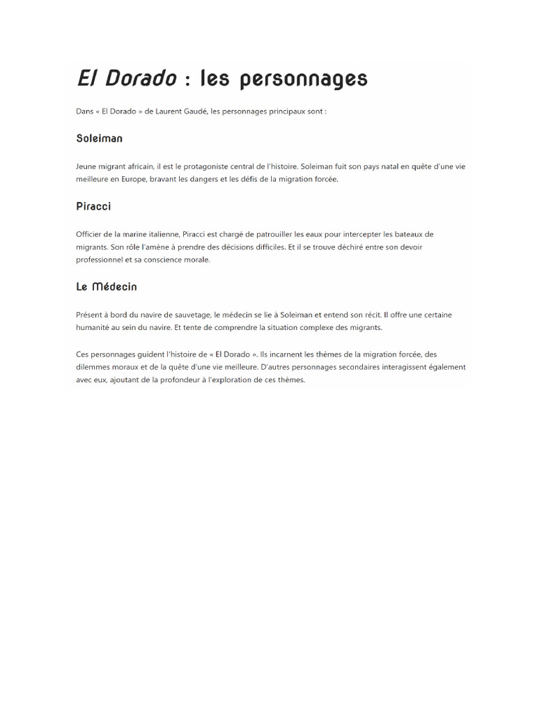 Research Paper About Characters | PDF
