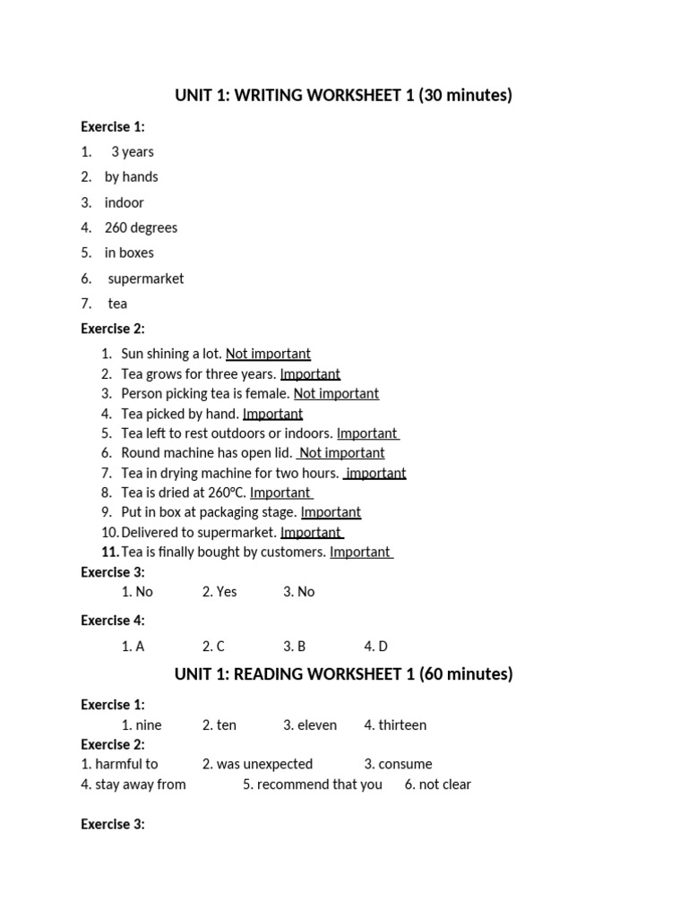 Writing and Reading Worksheets Overview | PDF | Volcano | Glasses