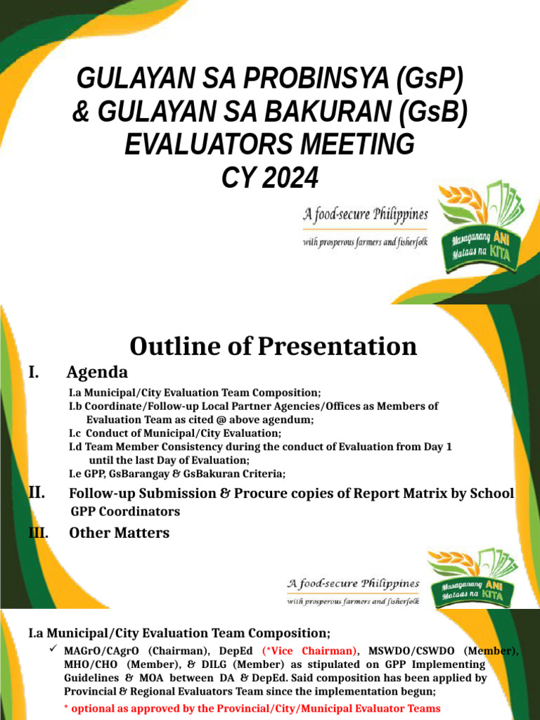 Gulayan Sa Probinsya | PDF | Finance & Money Management