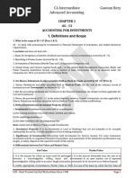 AS 13: Accounting for Investments Guide | PDF | Investing | Securities ...