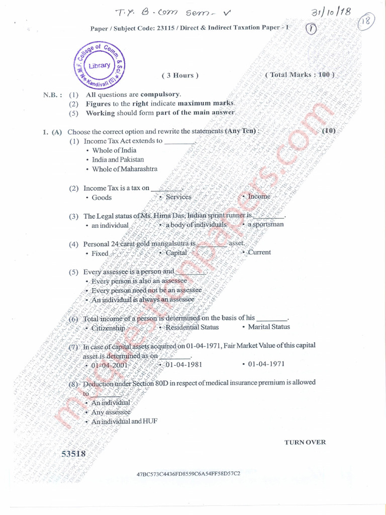 Direct Tax | PDF